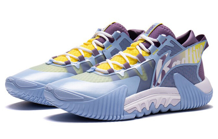 Кроссовки Li Ning Lining Badfive 2, синий/фиолетовый — фото 2
