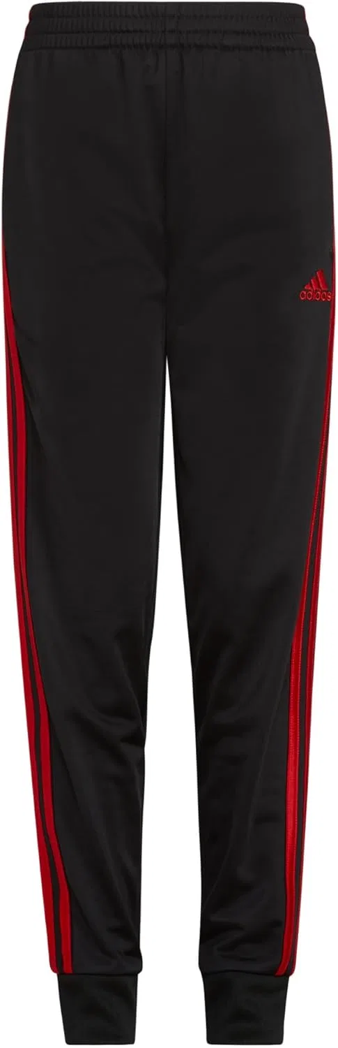 Детские спортивные штаны Adidas Iconic Tricot, Black Red Core