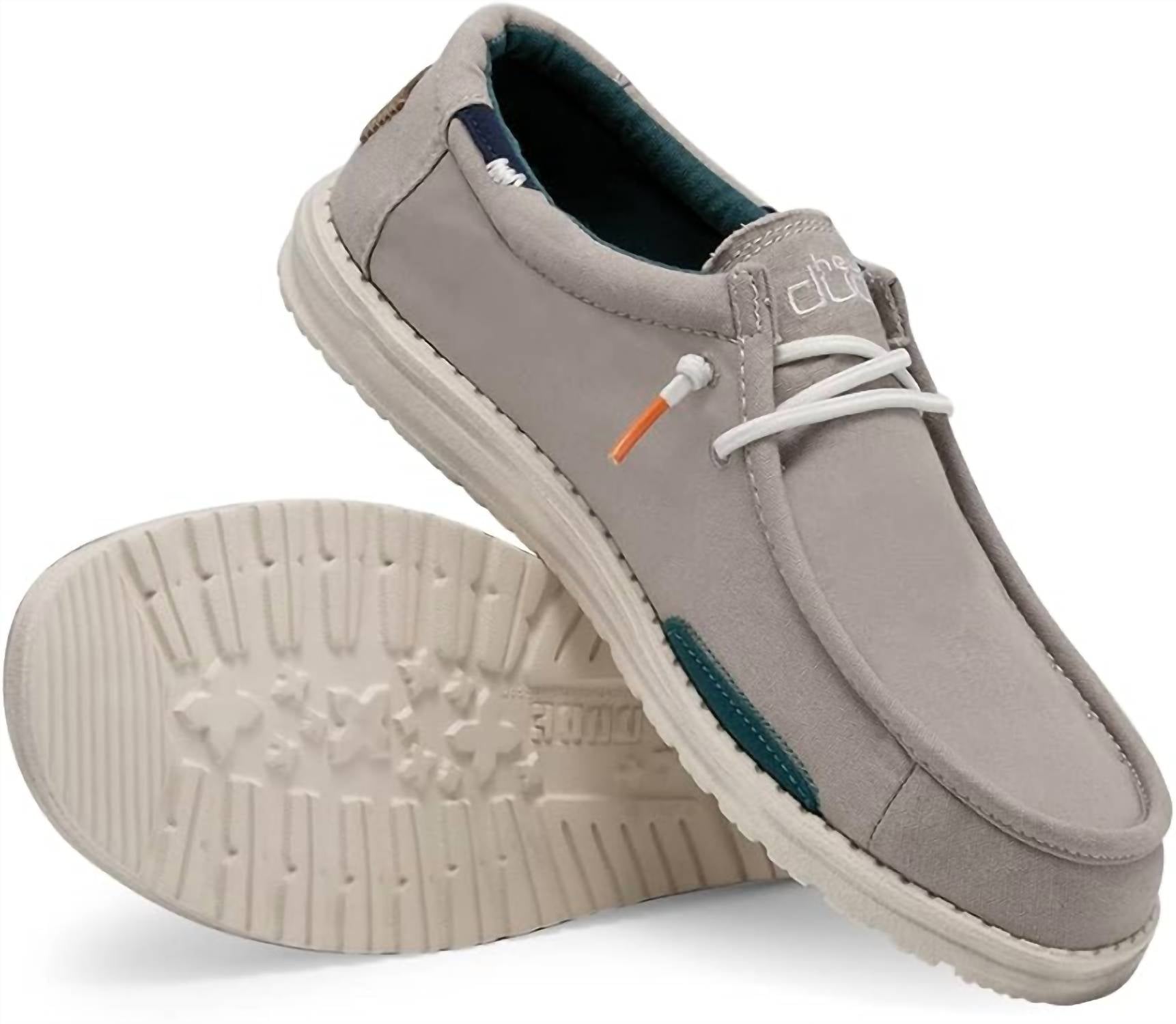 

Мужские туфли Wally дымчато-серого цвета Hey Dude