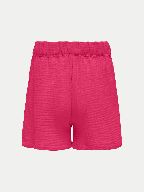 Шорты из ткани обычного кроя Thyra 15293680 Kids Only, розовый — фото 2