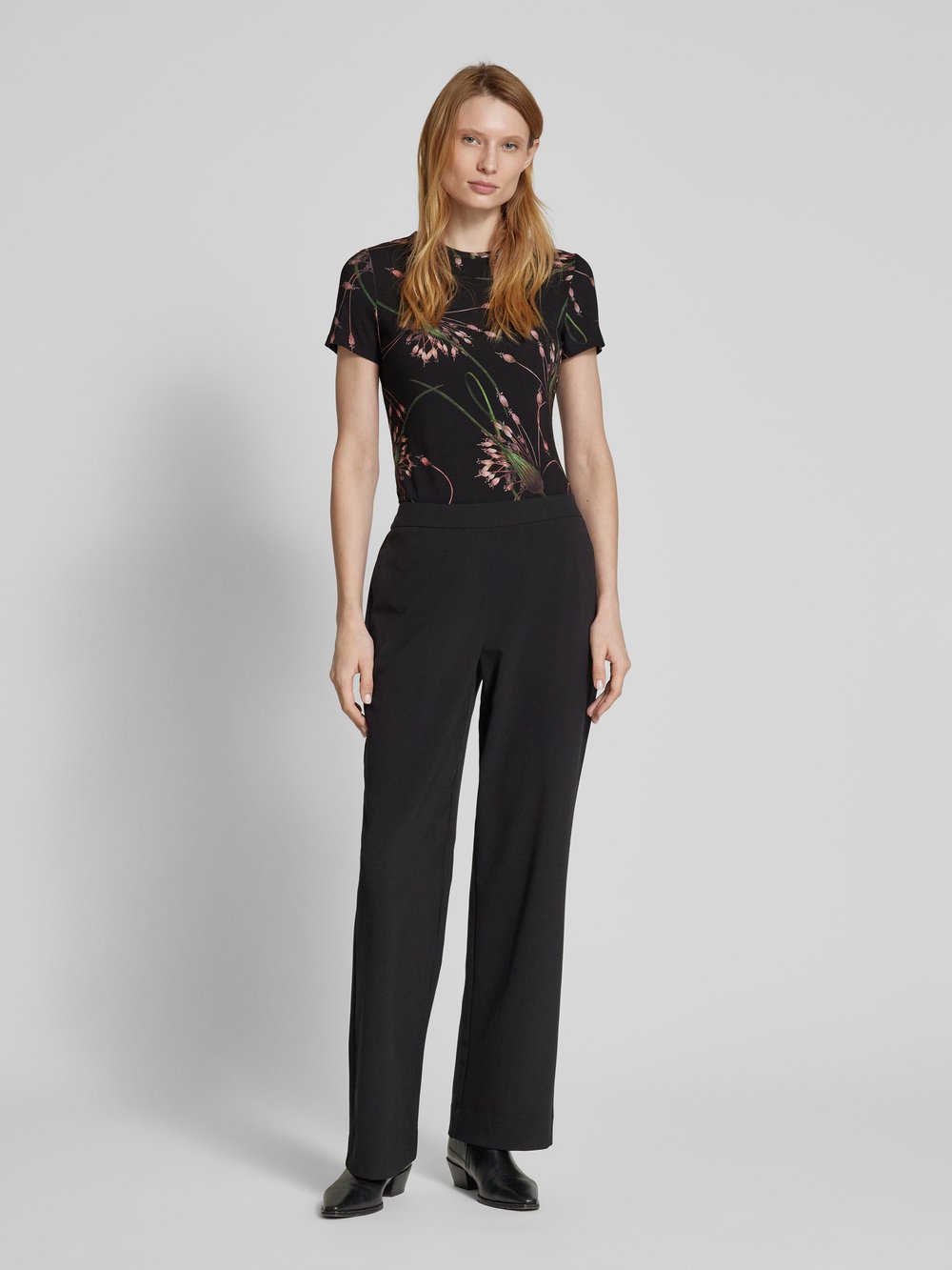 

Футболка из чистого хлопка модель 'LEXIII' Ted Baker, черный