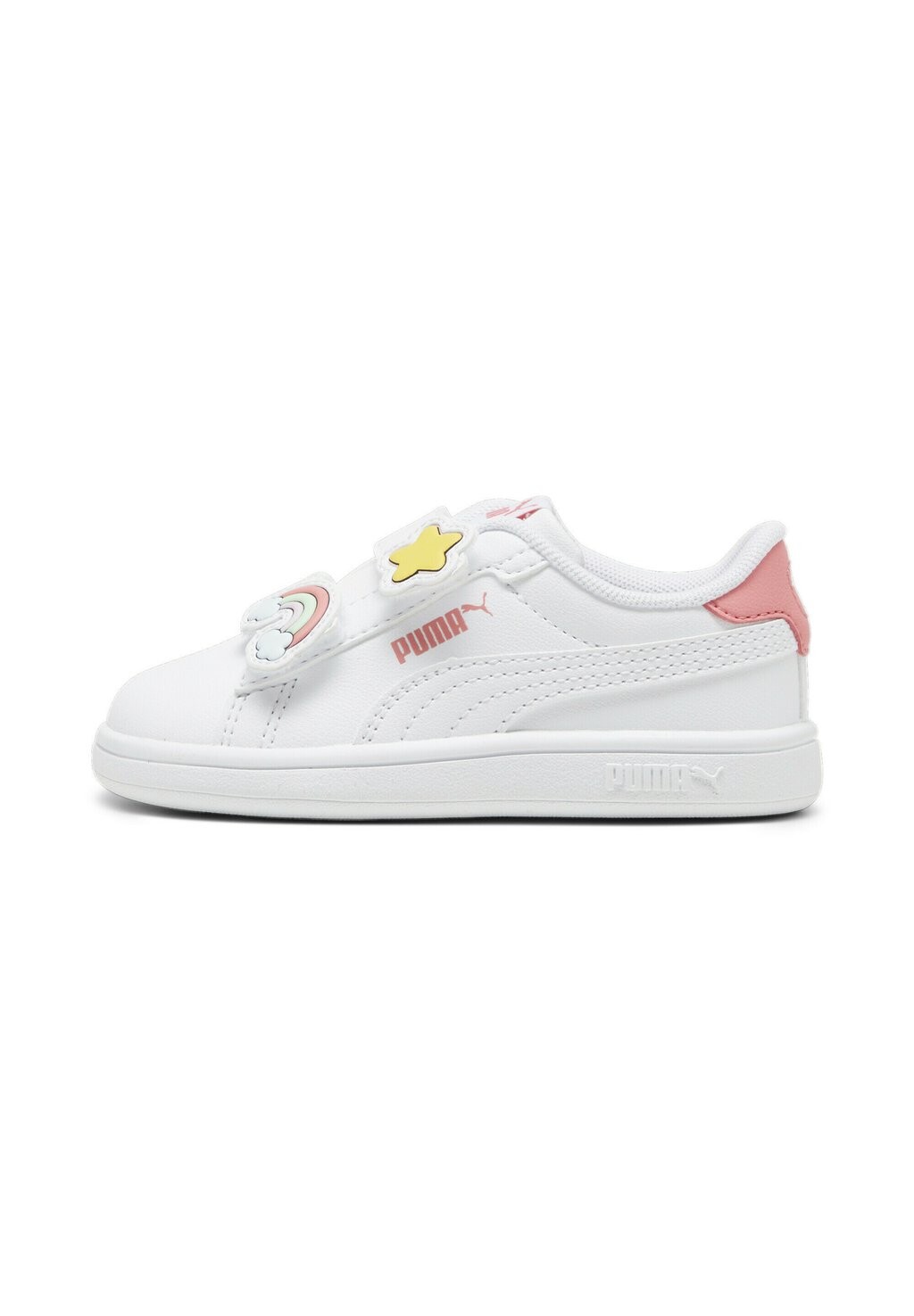 

Кроссовки низкие SMASH BADGES V INF Puma, цвет white-passionfruit