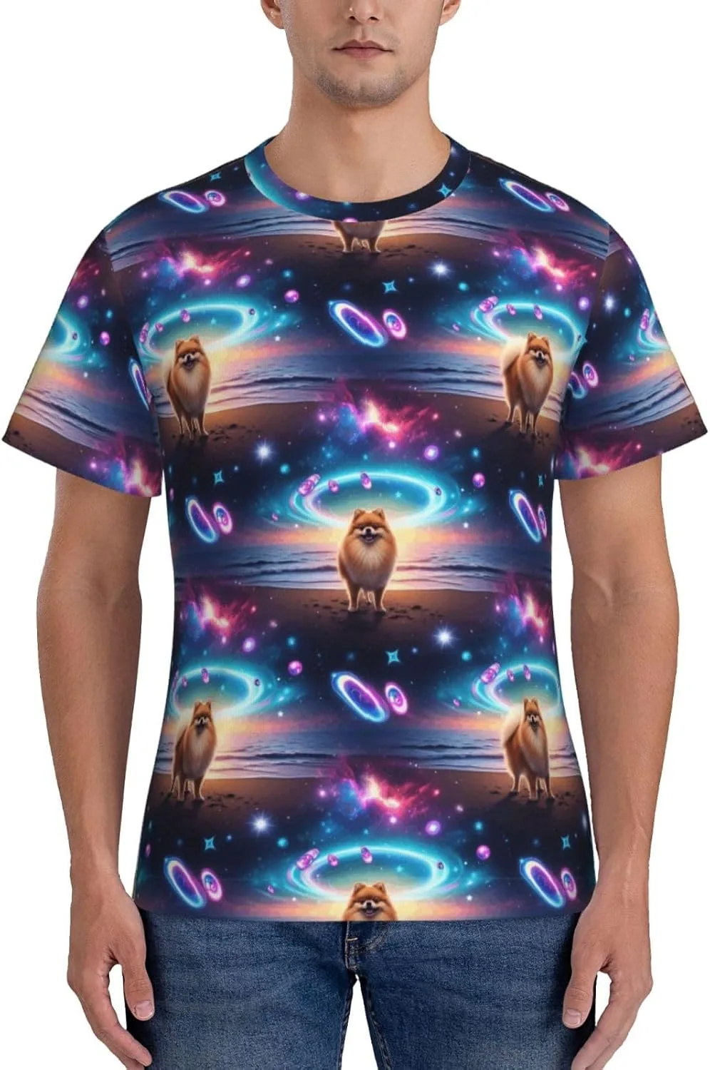 

Футболка мужская Supdreamc для тренировок, Quick Dry Slim Fit