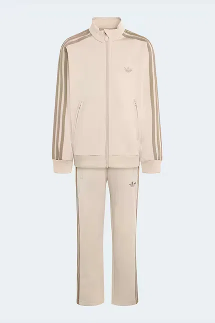 Спортивный костюм детский Adidas Originals, бежевый — фото 2