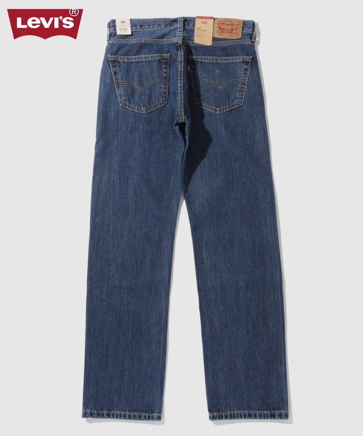 Джинсы Levi's 505 Regular Fit, синие, 100% хлопок