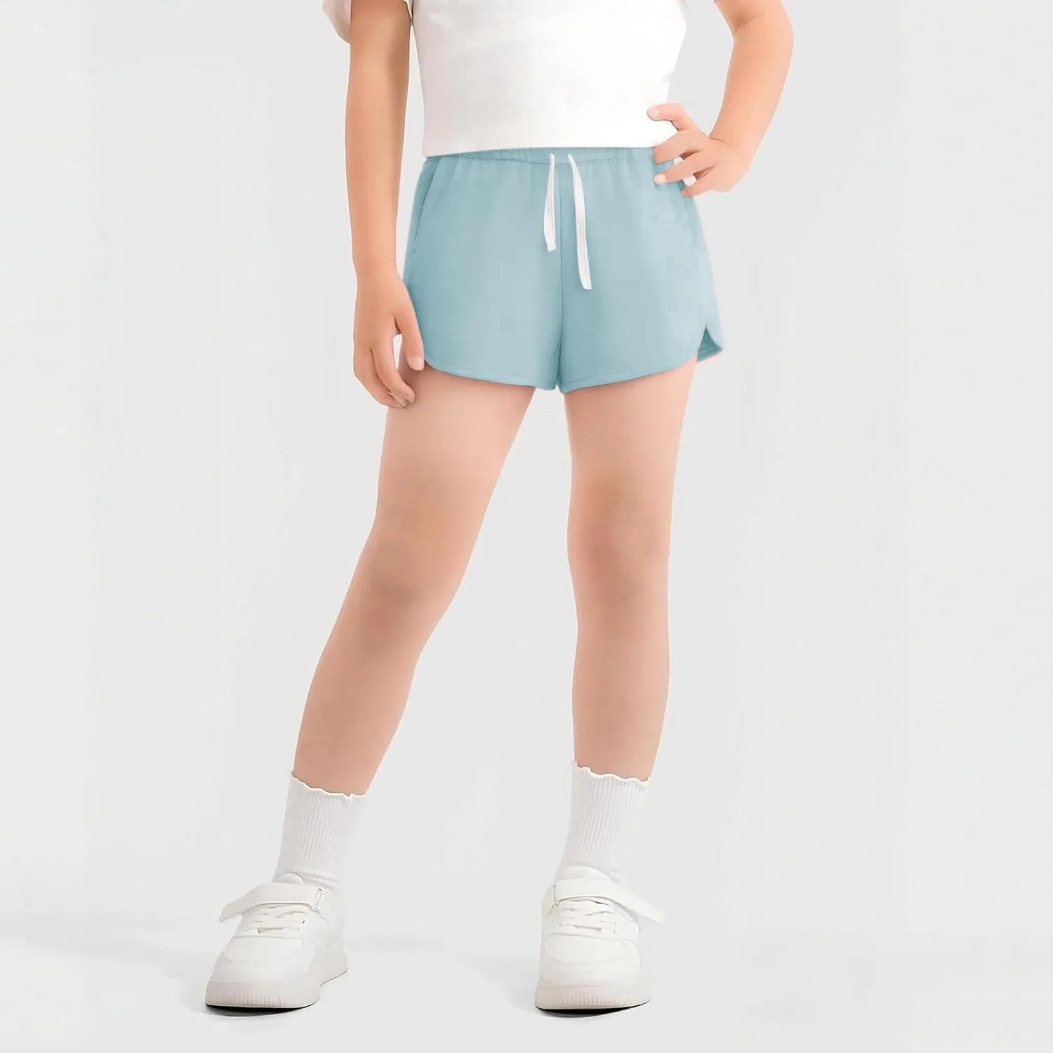 Детские шорты спортивные Watonic, Light Blue — фото 3