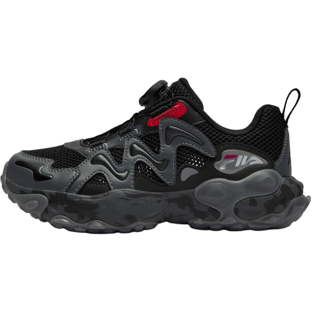 

FILA KIDS Детские уличные кроссовки Dragon Carp с амортизацией, устойчивые к истиранию и дышащие, цвет black/shadow black gray