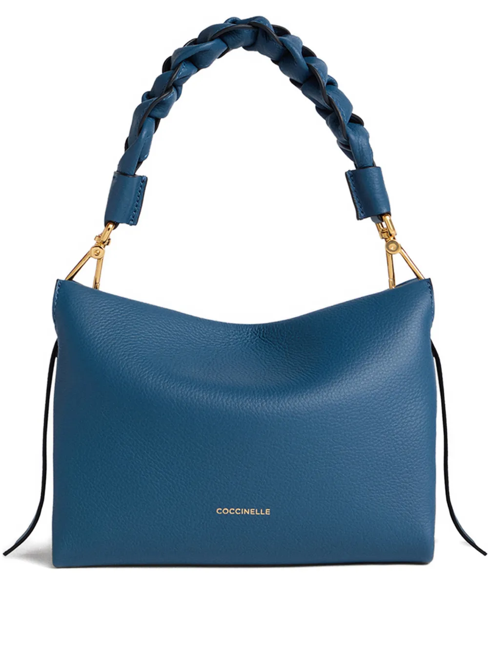 

Маленькая сумка Boheme с плетеным ремнем через плечо Coccinelle, синий