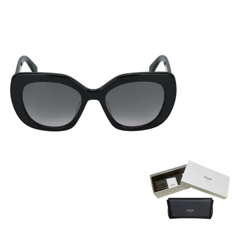 

CELINE Солнцезащитные очки Butterfly женские черные, Black