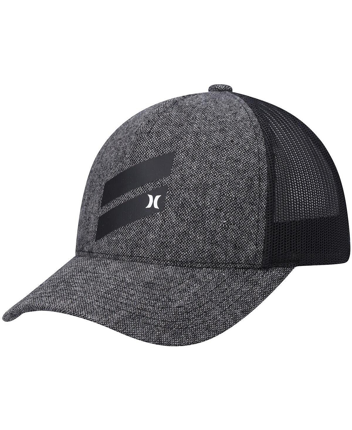 

Мужская черная кепка Icon Slash Trucker Snapback с утепленным рисунком Hurley