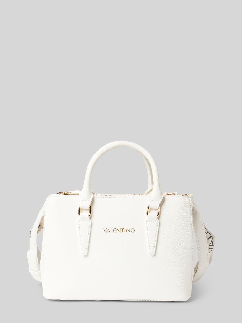 

Сумочка с аппликацией на этикетку модель 'ZERO' VALENTINO BAGS, белый