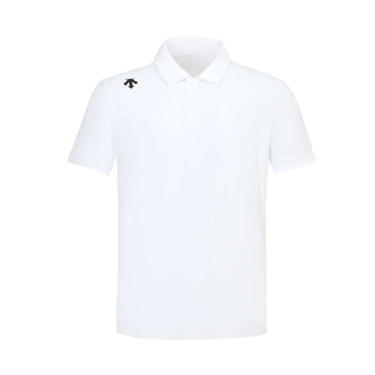 

Тренировочная футболка поло мужская comprehensive training series DESCENTE, белый