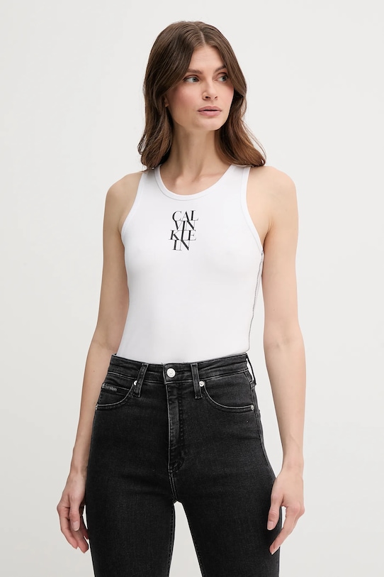 

Топ Calvin Klein Jeans, белый
