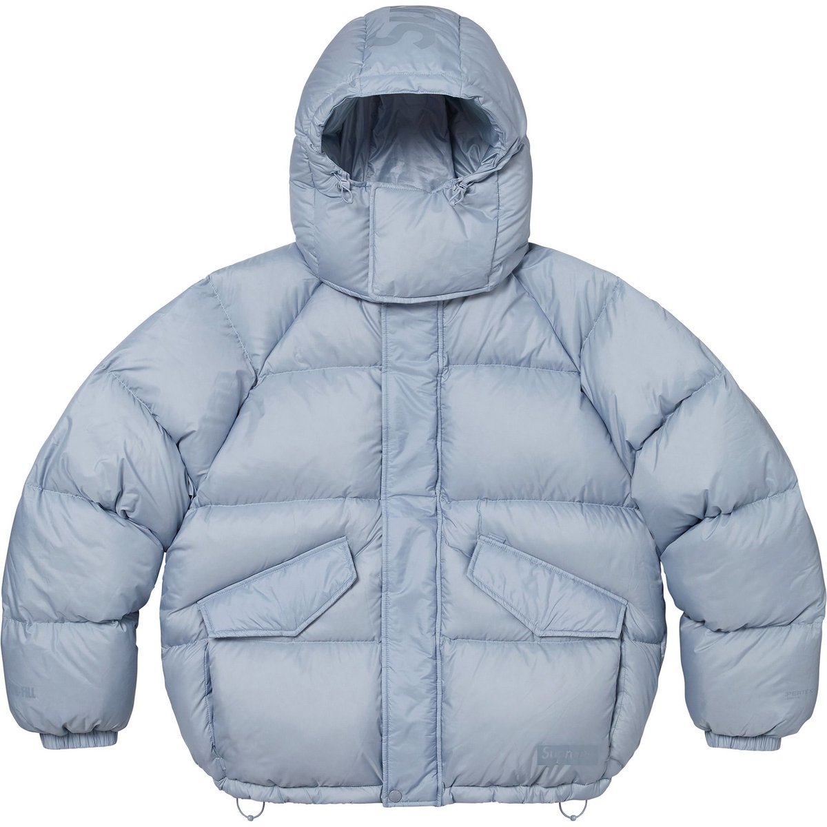 

Supreme Сверхлегкая пуховая куртка 700 Fill Down, Light Blue/Light Blue