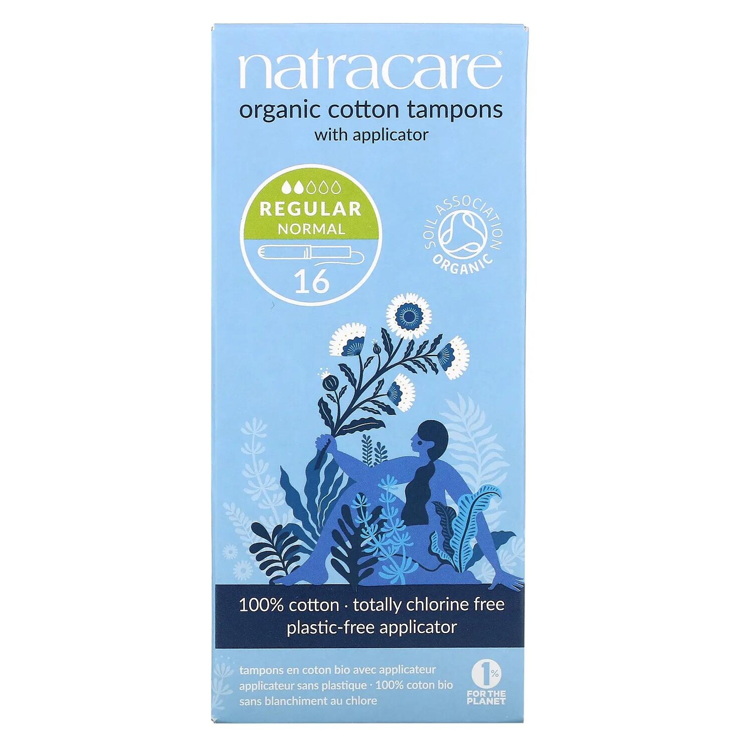 

Natracare Тампоны из органического хлопка стандартные 16 тампонов