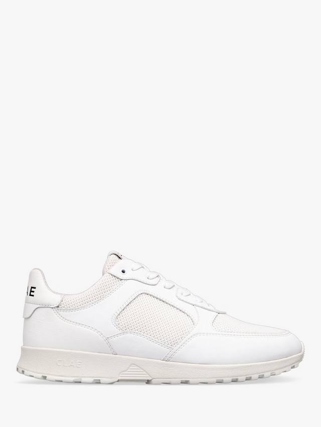 

Джошуа зашнуровал кроссовки CLAE, цвет Triple White