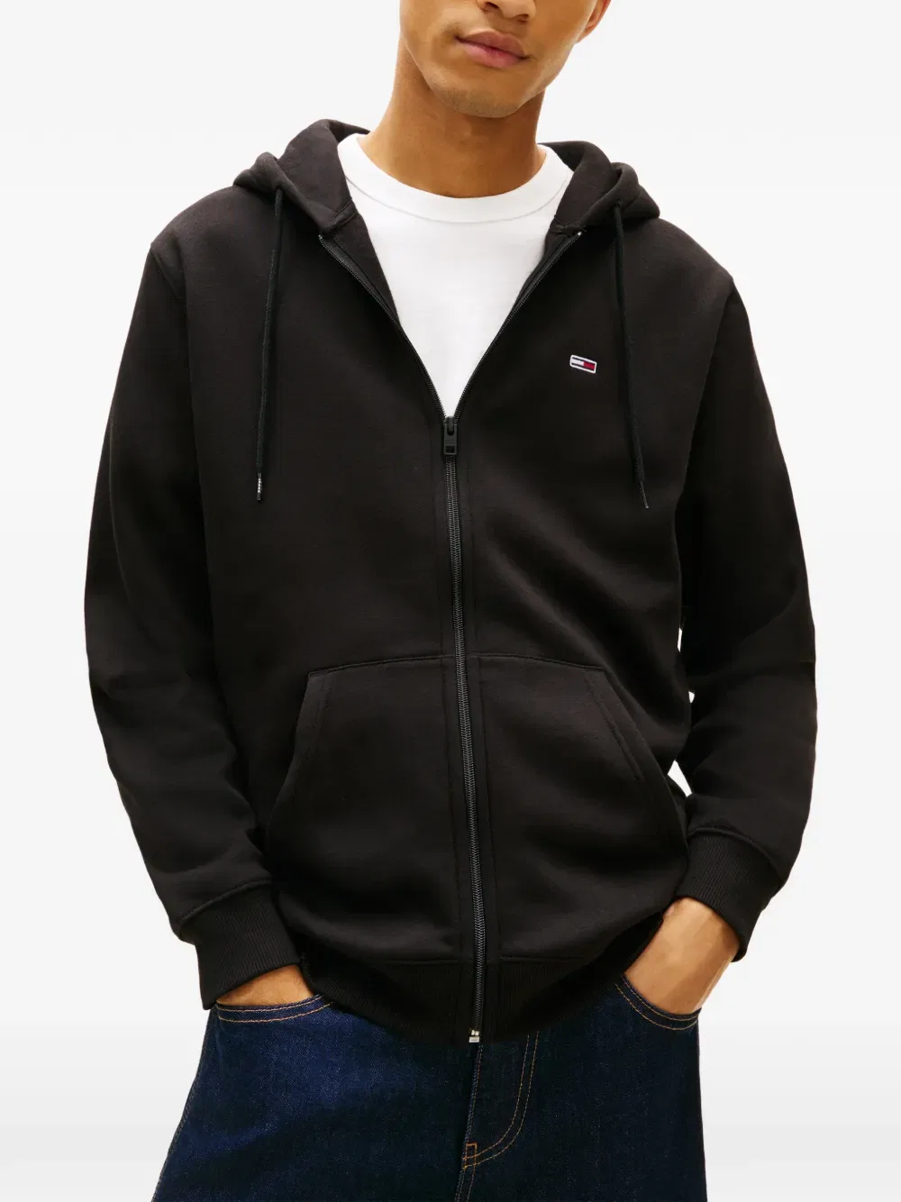 Толстовка на молнии Tommy Hilfiger, черный — фото 4