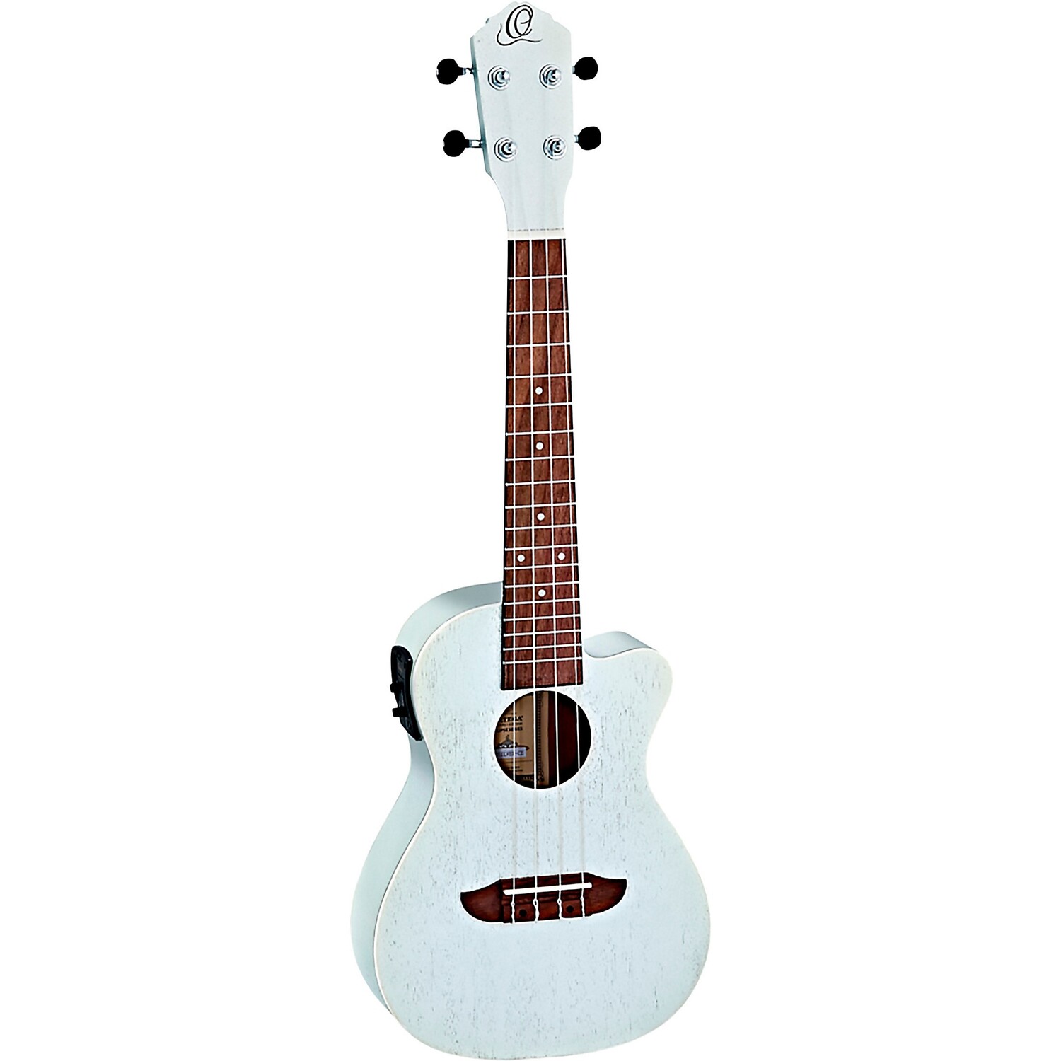 

Ortega RUDAWN Earth Series Концертная гавайская гитара Прозрачная текила Sunburst Silver