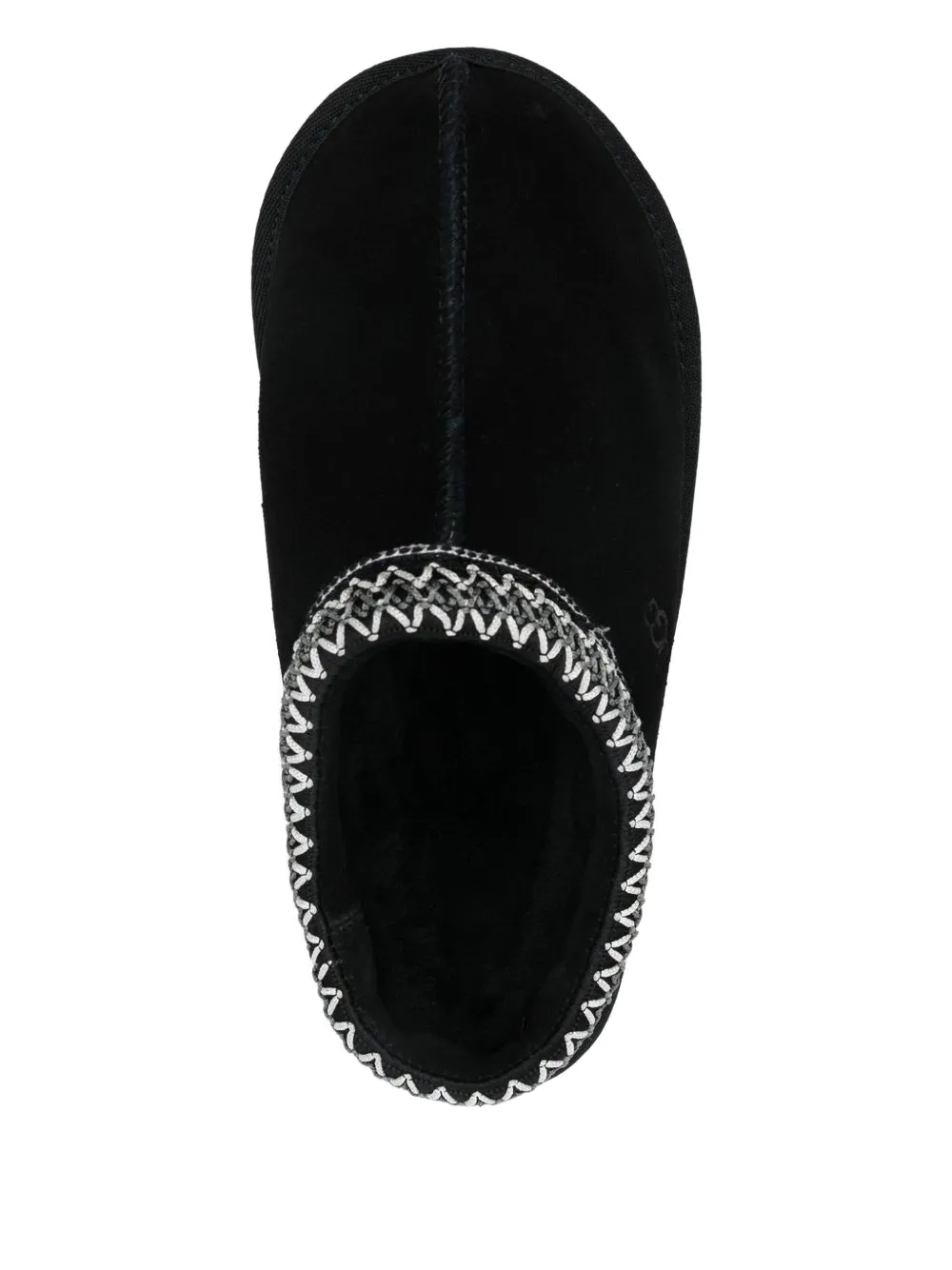 Тапочки Tasman II из замши с плетеной отделкой UGG, черный — фото 3