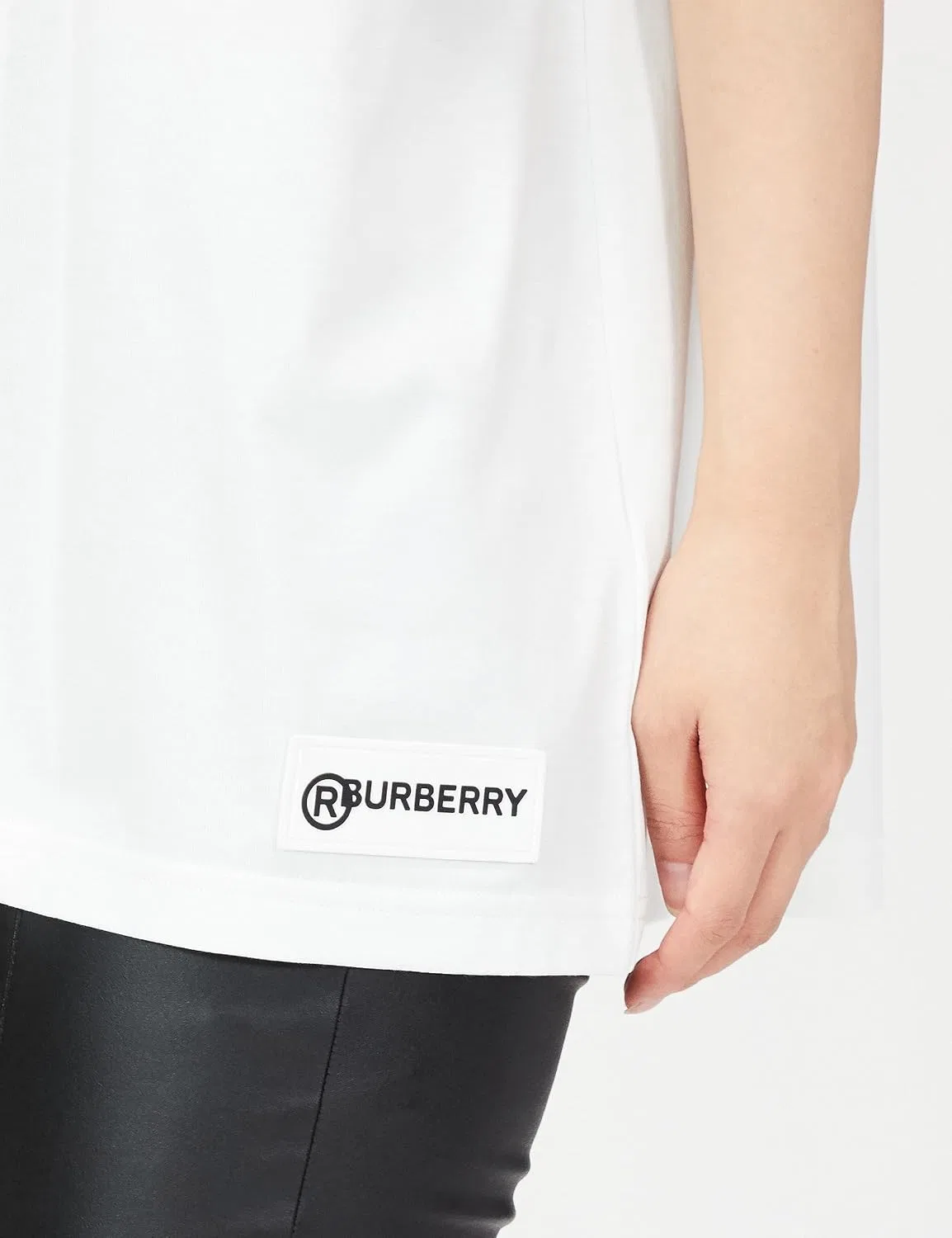 Футболка BURBERRY, женская, бежевый — фото 4