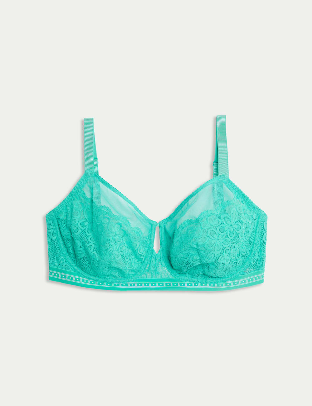

Бюстгальтер-минимайзер с кружевом Cleo B by Boutique, цвет Bright aqua