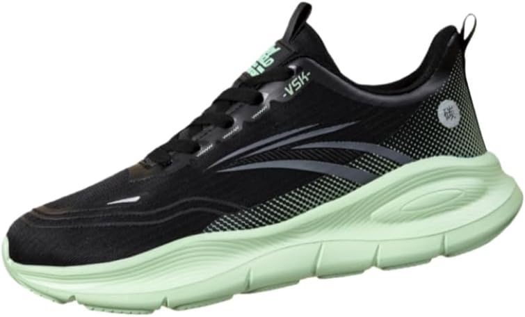 

Мужские кроссовки с толстой подошвой, с круглым носком и шнуровкой, повседневная обувь, подошва из ЭВА, удобные и мягкие, подходят для всех сезонов Hoalox, зеленый