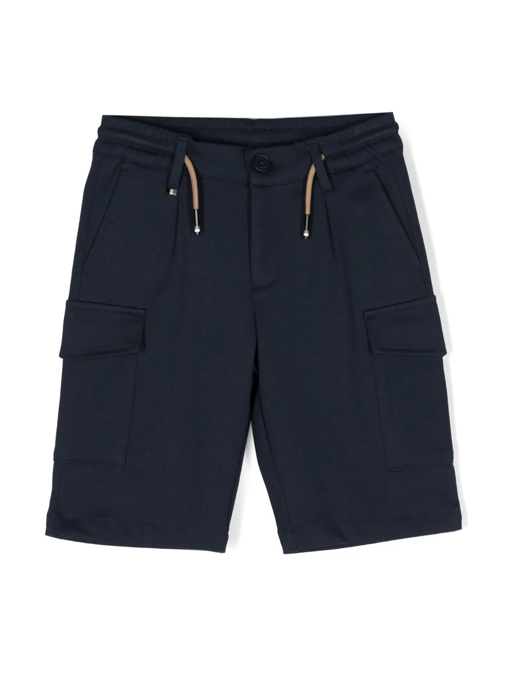 

Шорты с эластичным поясом BOSS Kidswear, синий