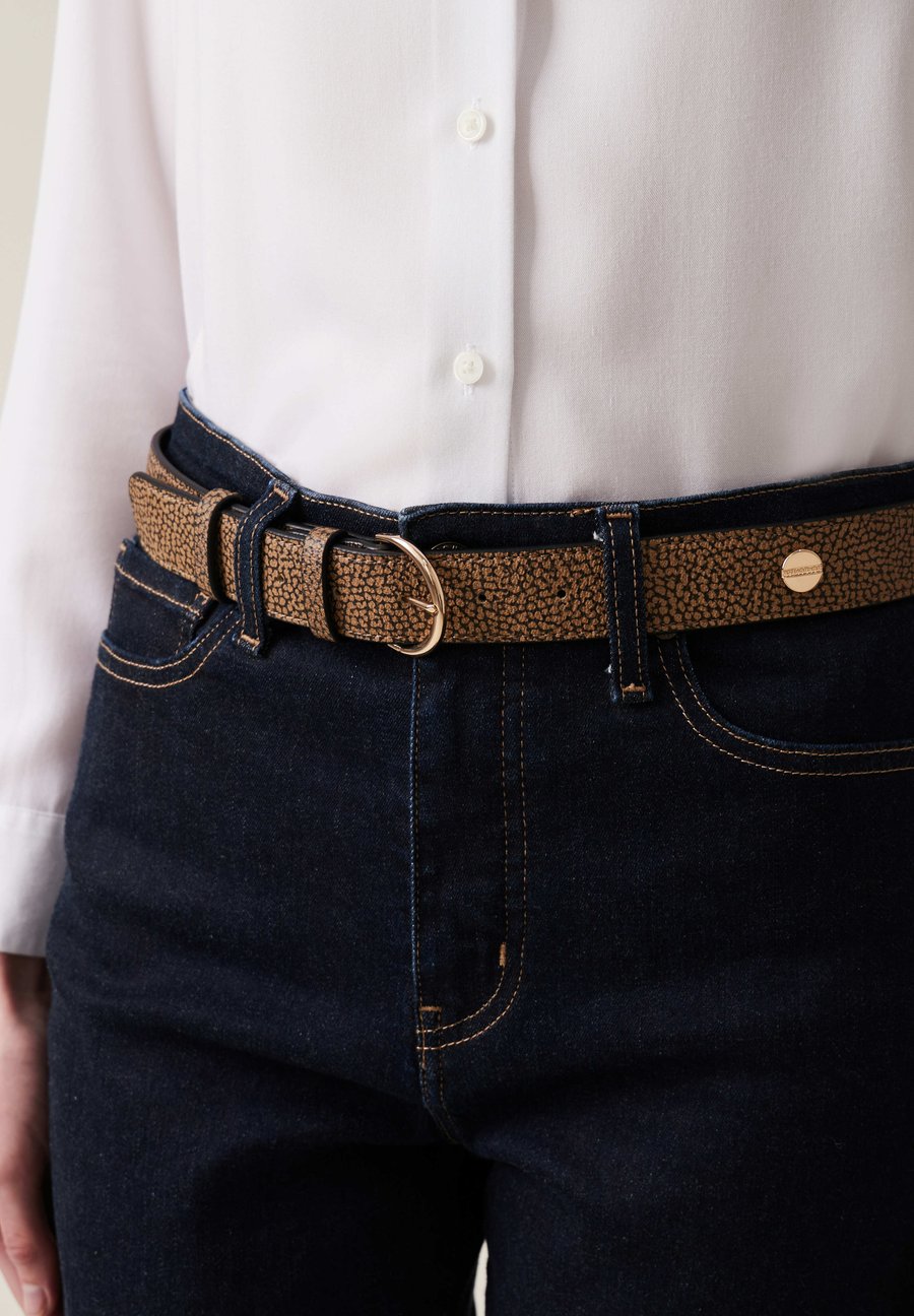 

Ремень Borbonese Belt, Op Natural Black/Mottled Brown
