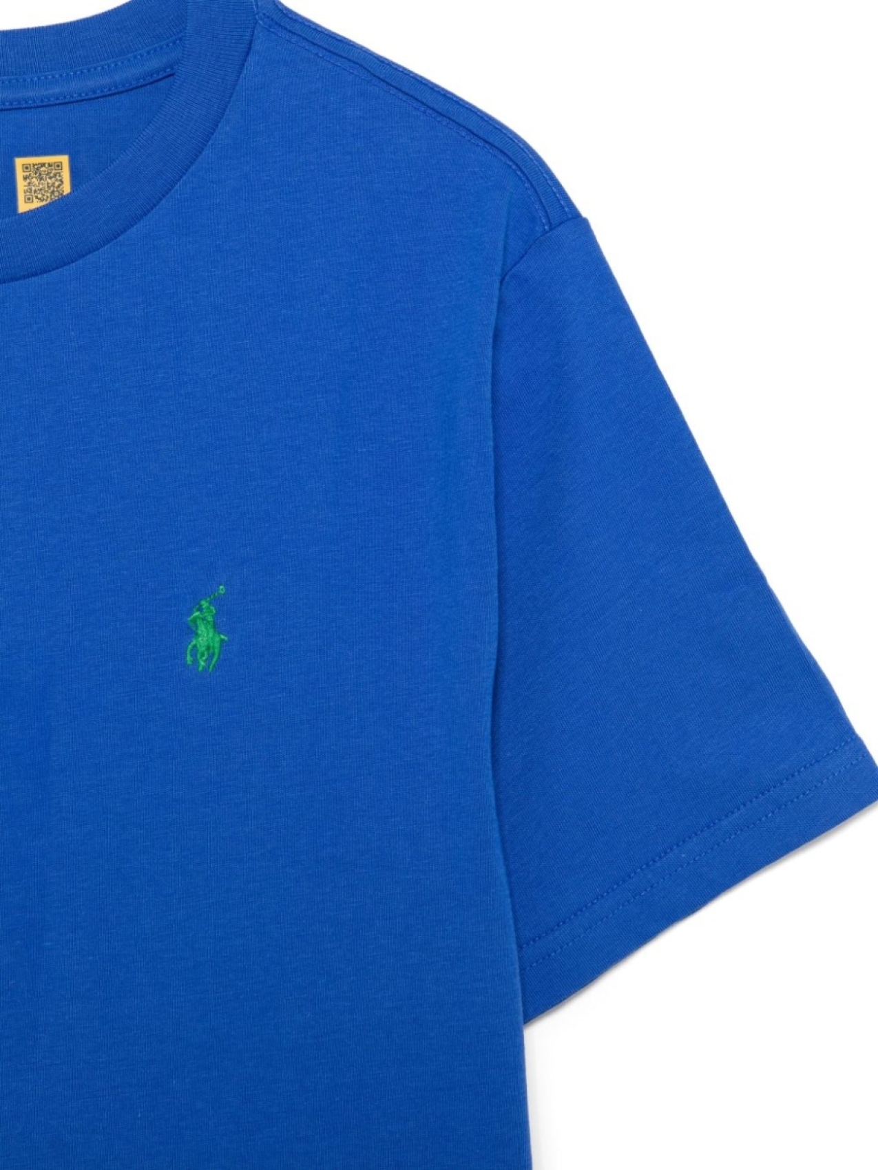 POLO RALPH LAUREN KIDS футболка с вышивкой Polo Pony, синий — фото 3
