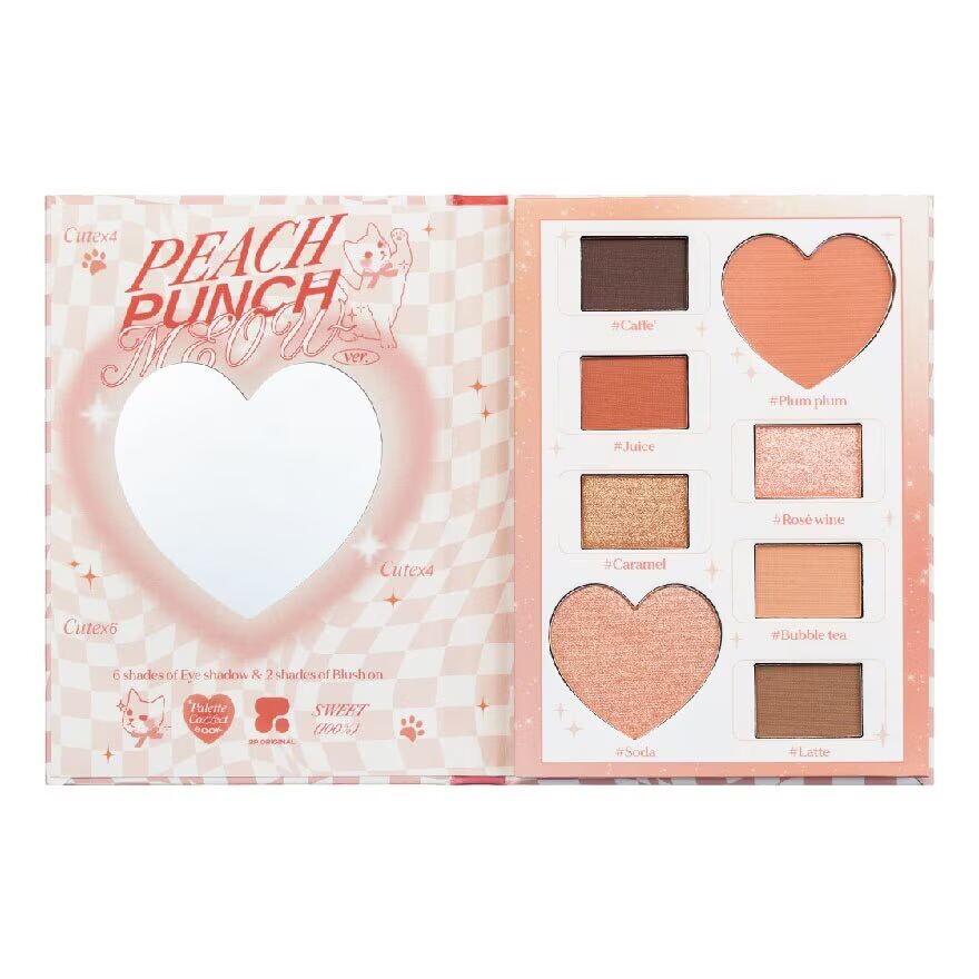 

2P Original Палетка теней Collect Book Eyeshadow 14,6 г 02 Peach Punch Meow
