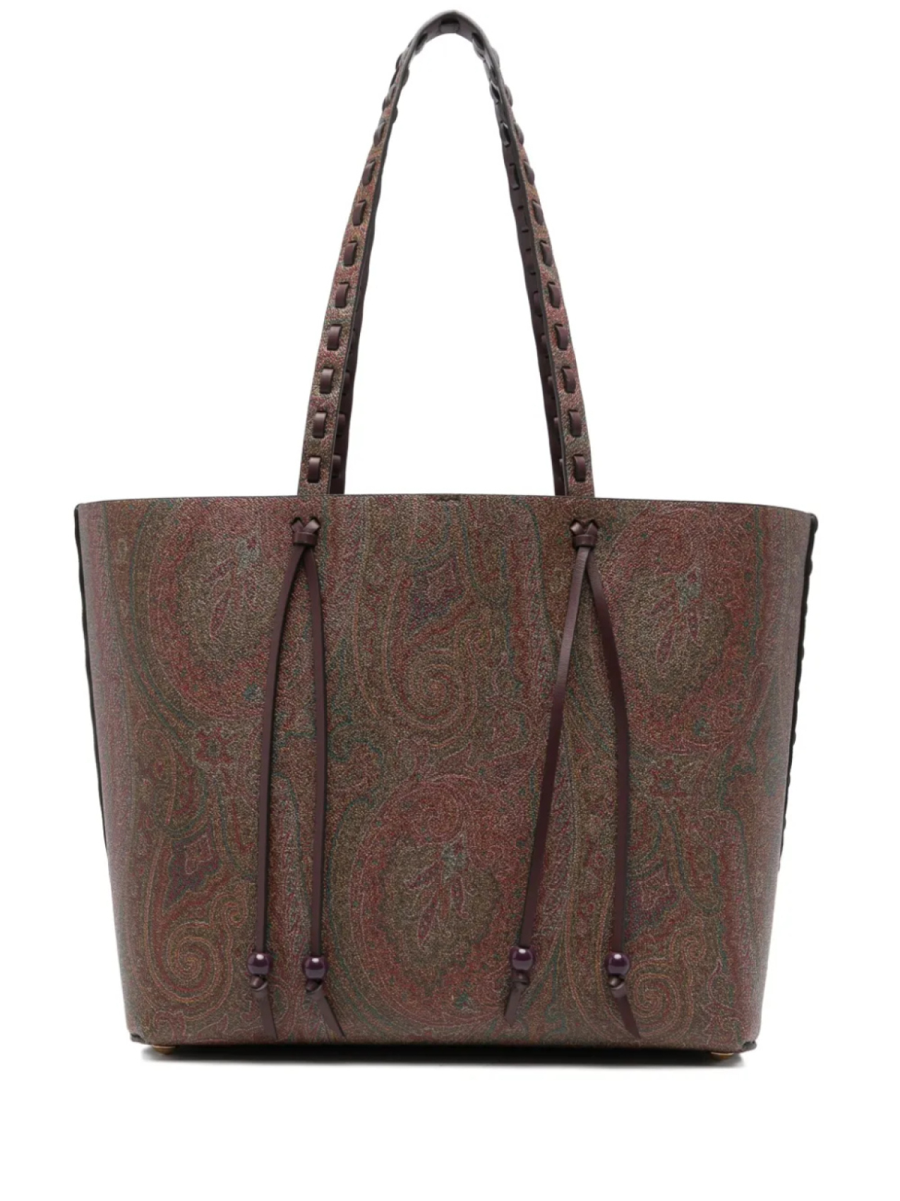 

Сумка на плечо ETRO с узором пейсли и жаккардом, коричневый
