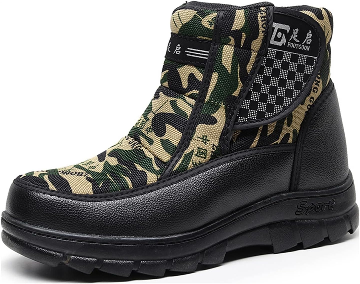 

Высокие походные ботинки, мужские зимние теплые снеговые ботинки, повседневная уличная обувь с противоскользящей подошвой, походные туфли, для ходьбы, рыбалки, трекинга, обувь для безопасности, на день рождения, День отца Rishengchang, 41 EUR B