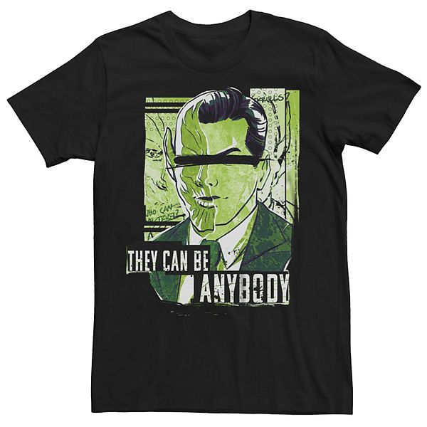 

Футболка с принтом Marvel Secret Invasion Skrulls Among Us Licensed Character