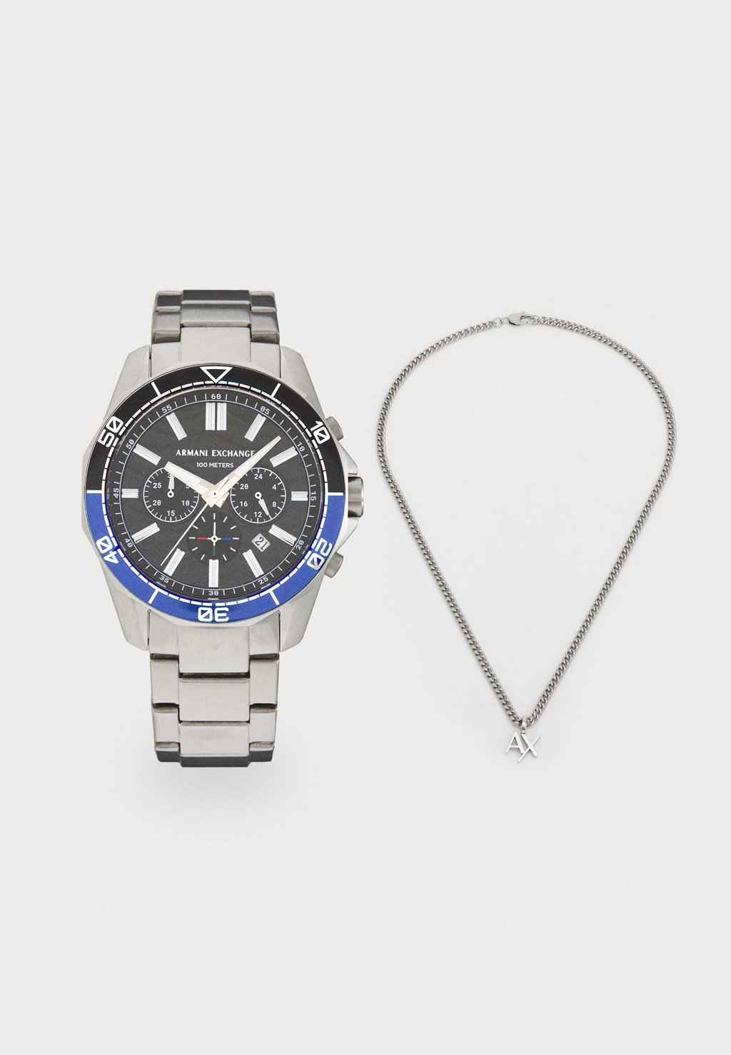 

Наручные часы SPENCER Armani Exchange, серебряный