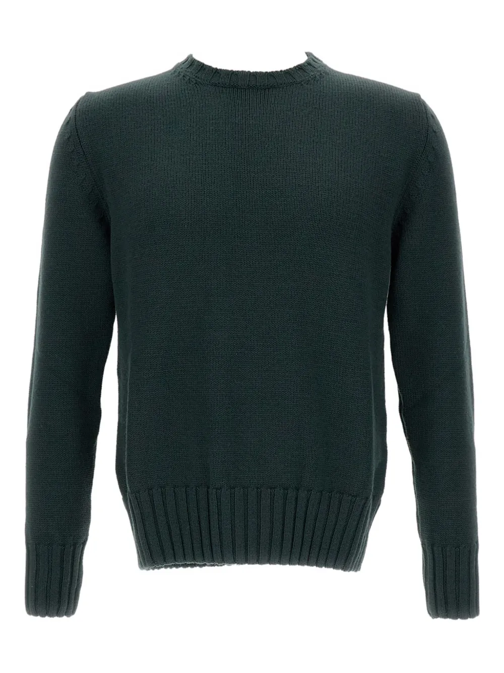 

Рифленый свитер с круглым вырезом Customer Lovers, зеленый