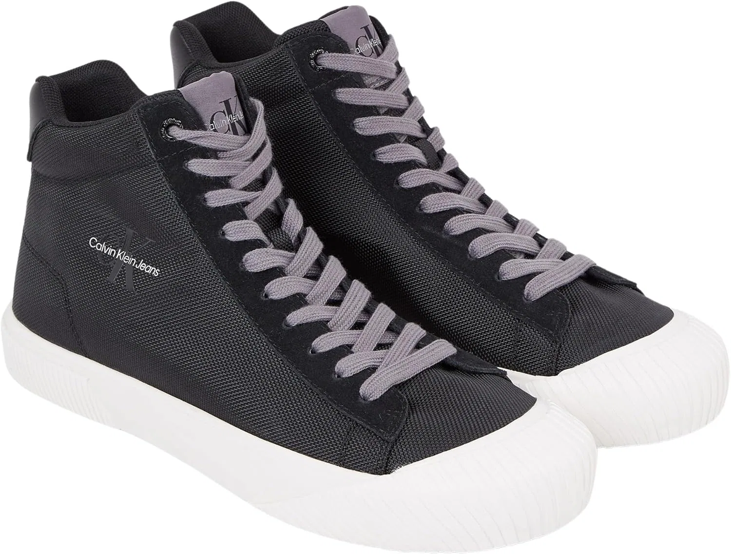 Мужские кроссовки Calvin Klein Skater Vulc Mid Mtr Ym0ym00999, Black, Bright White
