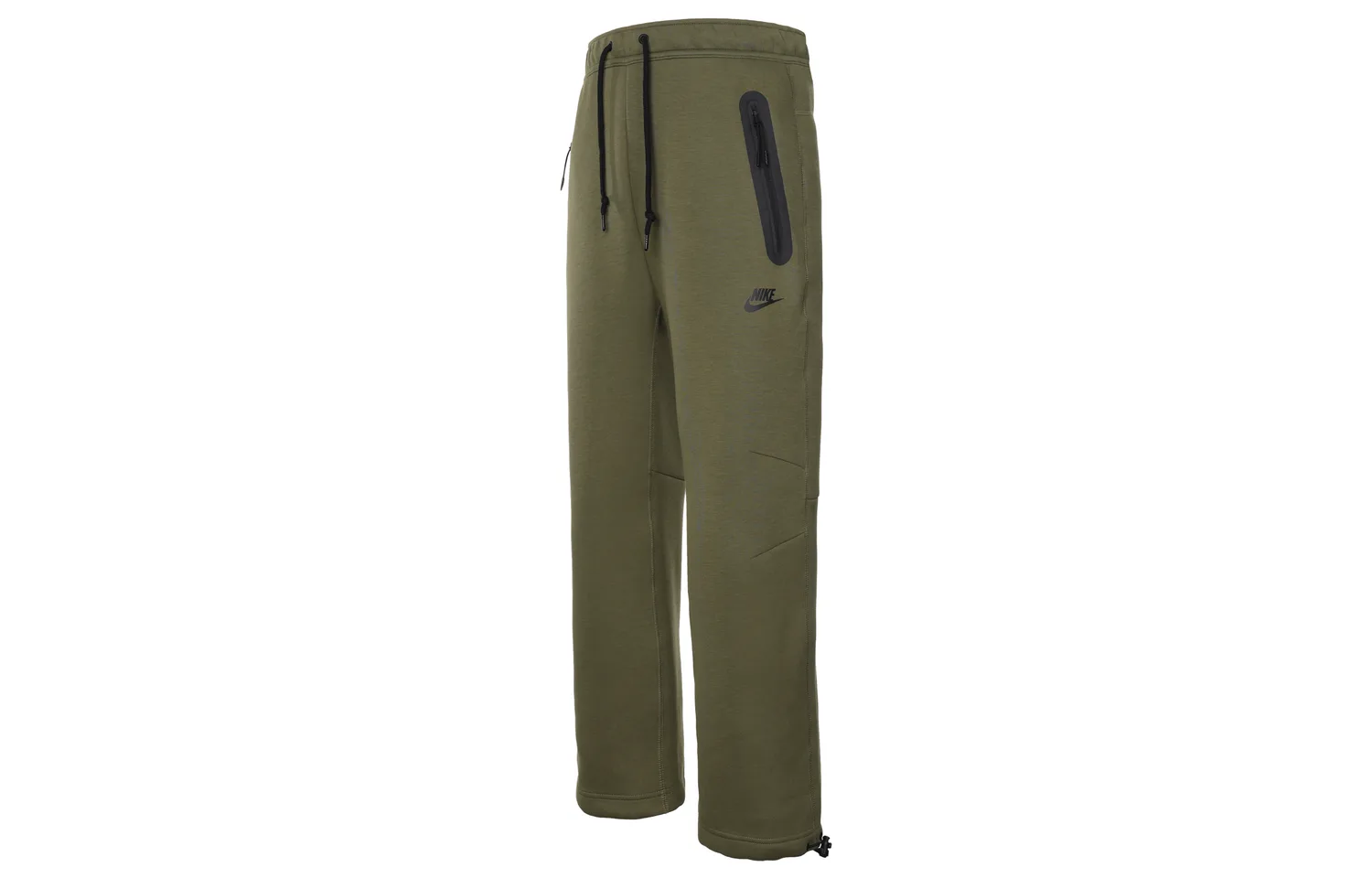 Спортивные брюки Tech Fleece с открытым низом Nike, Medium Olive Green