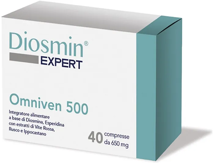 

Diosmina Expert Omniven 500 40 таблеток, добавка к кровообращению Dulac