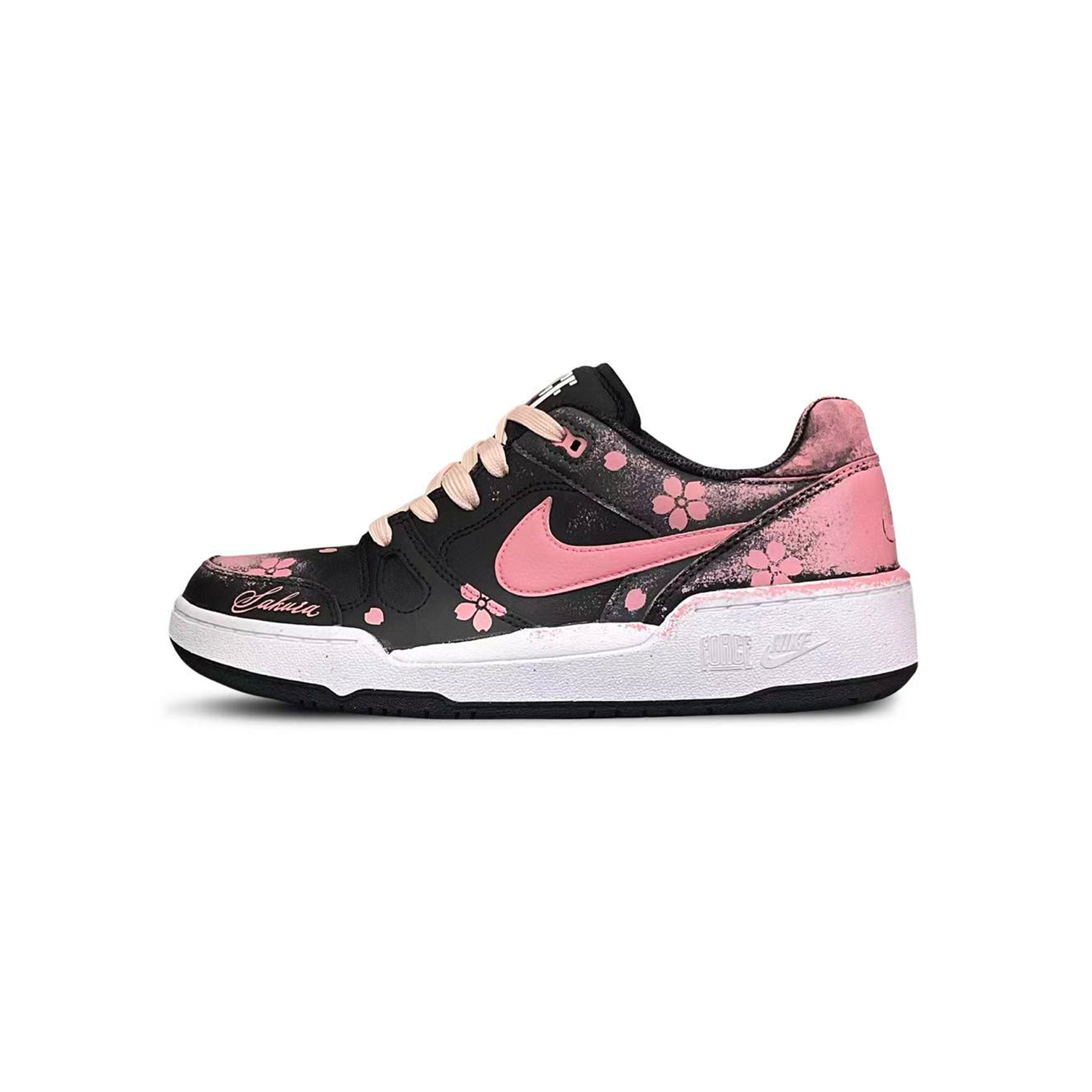 

Nike Full Force Tower Rabbit Creative Low Top Скейтборд Обувь Мужские Розовый Черный