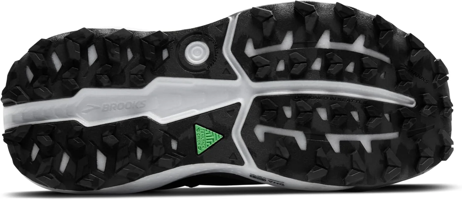 Мужские трейловые кроссовки Brooks Caldera 8 Ultra, черно-белый — фото 4