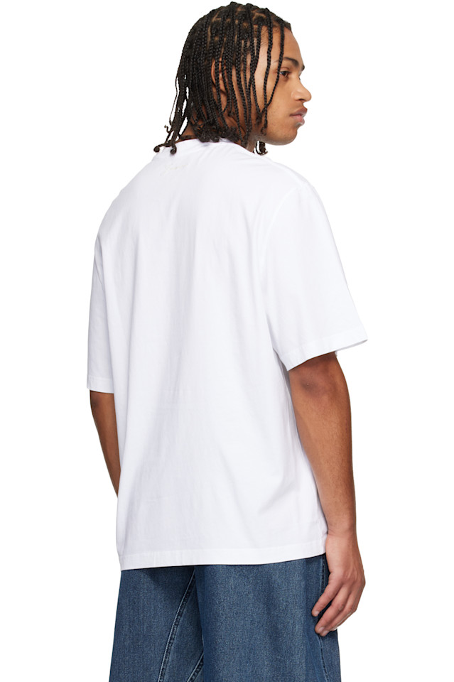 'Le t-shirt j mc' t-shirt Jacquemus, белый — фото 3