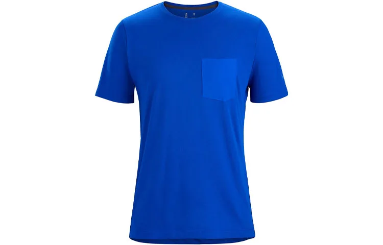 Футболка ERIS мужская с круглым вырезом, умеренно прямой крой Arcteryx, Ultramarine Blue/Vitality