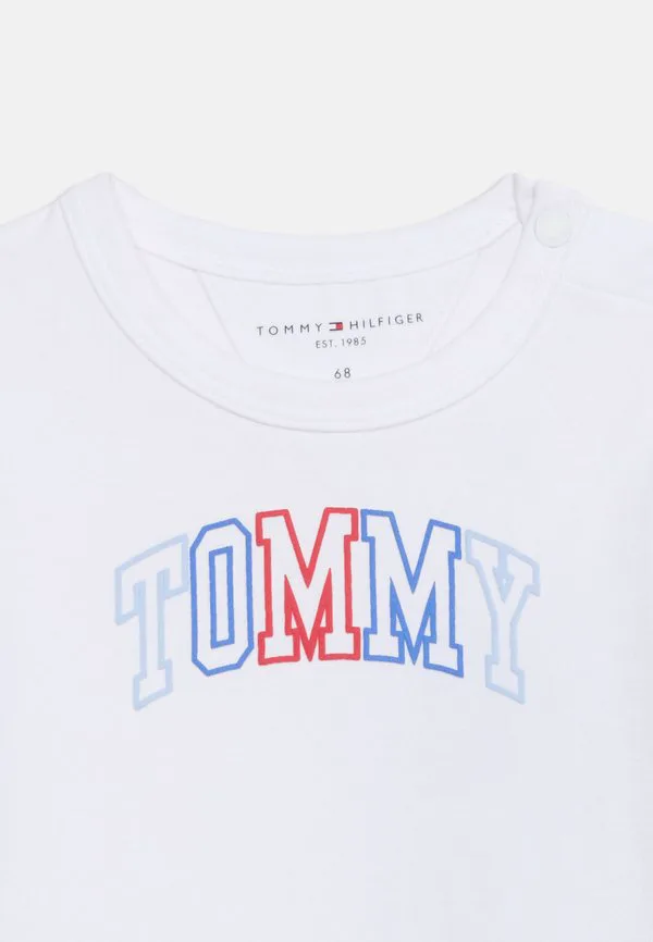 Футболка с коротким рукавом и логотипом Tommy Hilfiger, White — фото 4