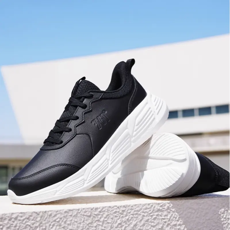 361° Водонепроницаемые легкие термо низкие кроссовки Casual Training City Commuting Running для мужчин, черные — фото 4
