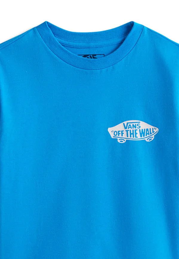 Футболка с принтом «двойной стандарт» Vans, Medium Blue — фото 3