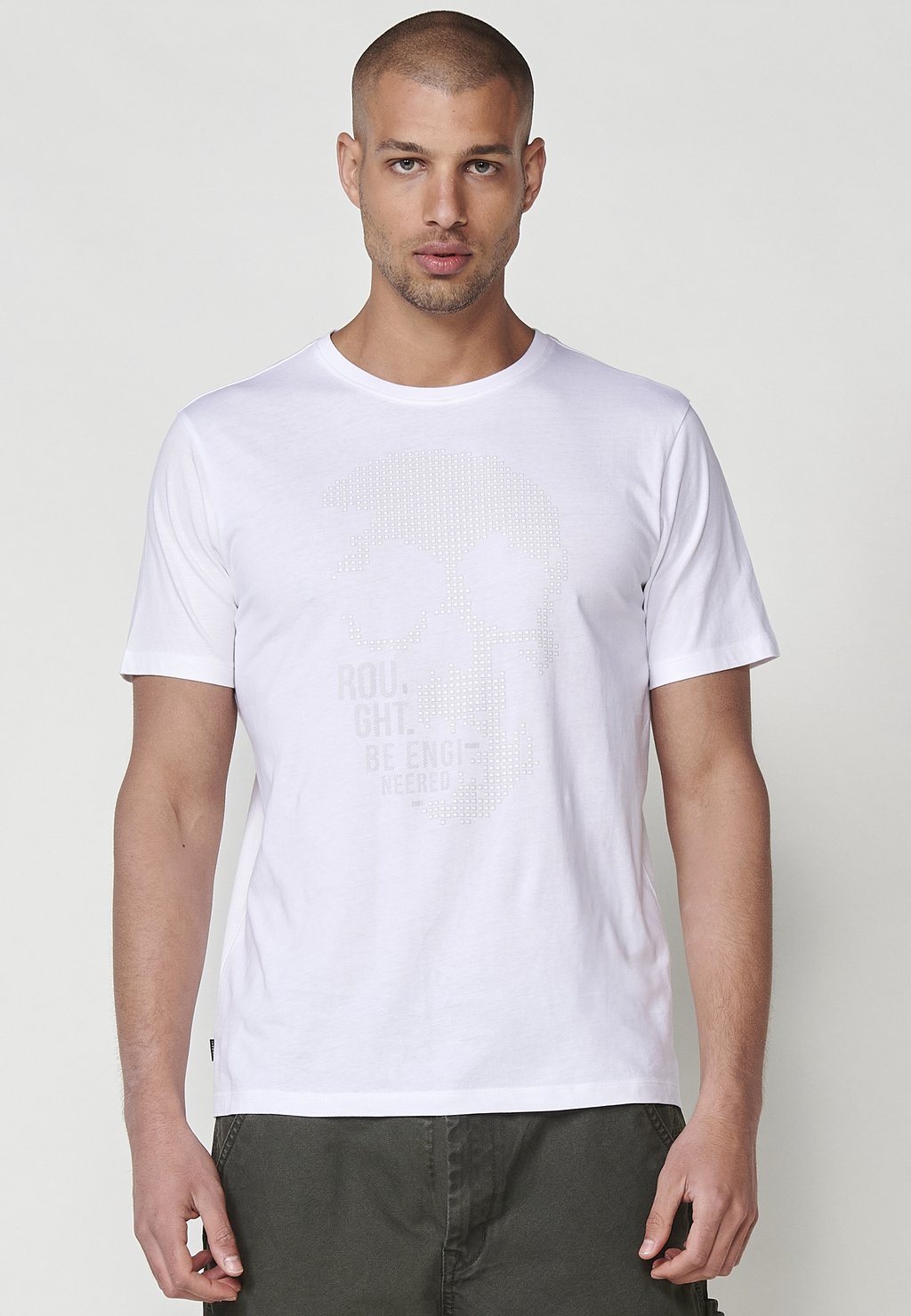 

Футболка с принтом SHORT-SLEEVE Koroshi, белый