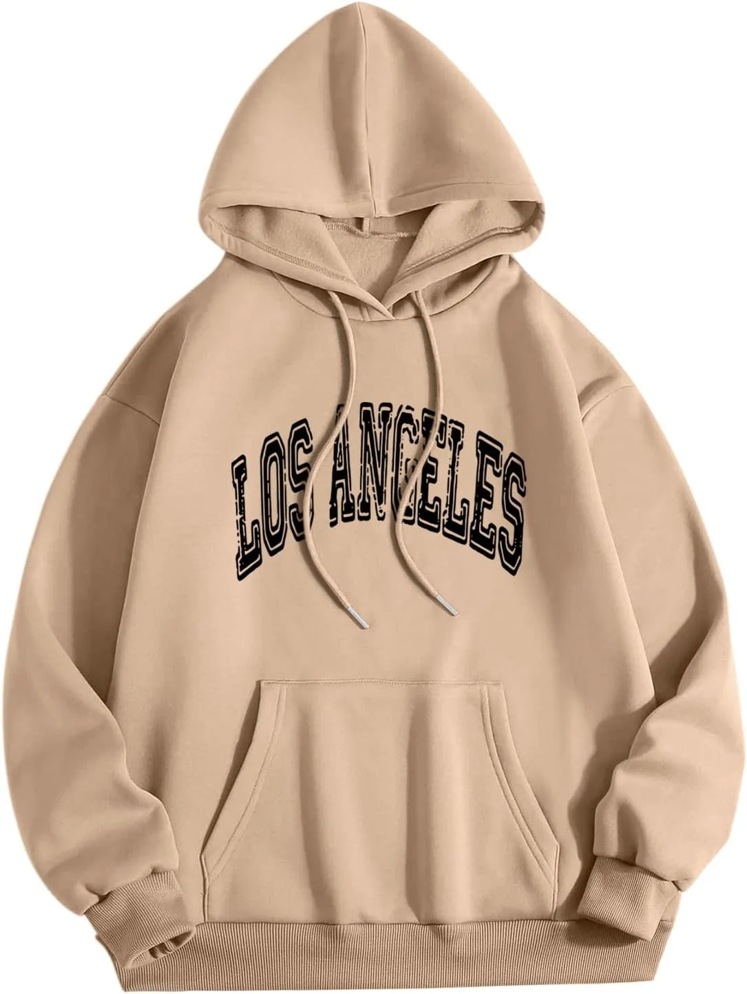 

Толстовка с капюшоном Los Angeles California Anime Solid Preppy