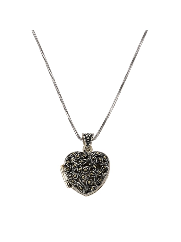 

Zeeme Колье 925/- Sterling Silber in schwarz