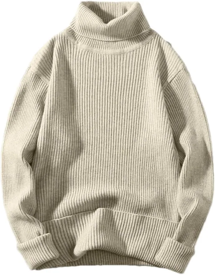 

Мужской классический ретро водолазка теплая облегающая повседневная