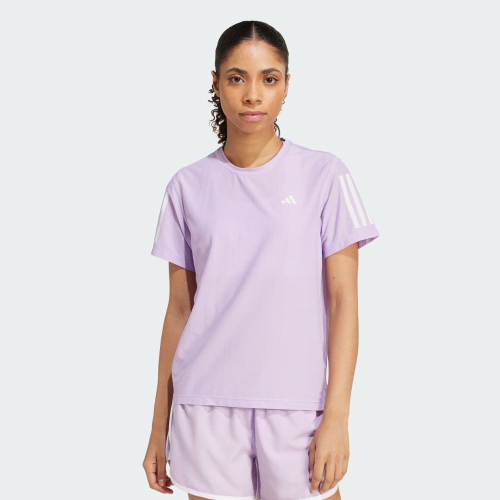 

Спортивная футболка Adidas Own The Run Tee, цвет Powder Plum